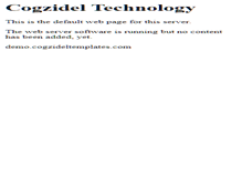 Tablet Screenshot of cogzideltemplates.com
